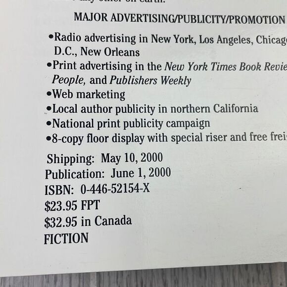 Mortal Sins a novel by Penn Williamson. Paperback 2000 - Picture 5 of 6